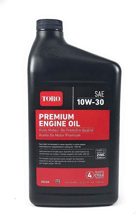  9 69. . Oil for toro lawn mower